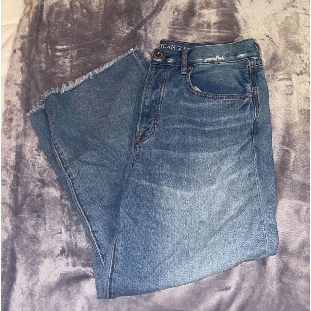 American Eagle Wide Leg Crop Jeans